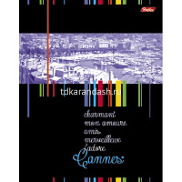 Тетрадь А5 96л клетка "Лазурный берег" на скобе 96Т5B1/028419 от магазина "Карандаш"