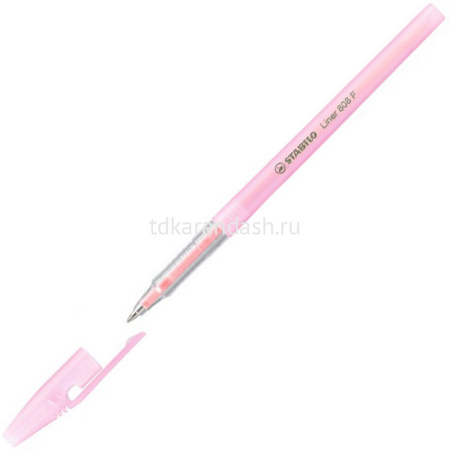Ручка шариковая "Liner 808 F" 0,3мм розовая дымчатая 808/56 FT