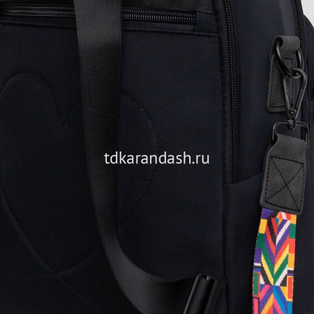 Рюкзак-сумка 37,5х29х15см, 630гр, 3 отделения, 3 кармана, черный RD-546-1/1 от магазина "Карандаш"