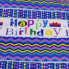 Бумага упаковочная 70см х 1м "Happy Birthday" односторонняя BJ7061