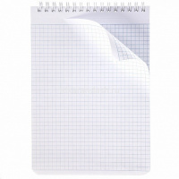 Блокнот А5 80л "Office Book" клетка, на спирали, жесткая подложка 076920 от магазина "Карандаш"