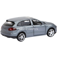 Машина "Porsche Cayenne S" серая, инерционная, металл 17,5см (свет, звук, откр.двери) JB1251267 от магазина "Карандаш"