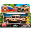 Машина "Land Rover Defender 110 Pick-up" хаки, инерционная, металл 12см (открывающиеся двери)