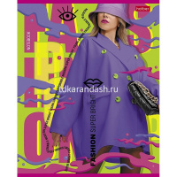 Тетрадь А5 48л клетка "Яркий микс" на скобе 5 дизайнов 079751 от магазина "Карандаш"