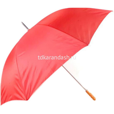 Зонт-трость красный d=112см l=100см 122343