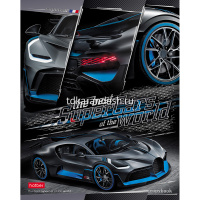 Тетрадь А5 48л клетка "SuperCarsWorld" на скобе 3D фольга матовая ламинация 5 дизайнов 061402 от магазина "Карандаш"