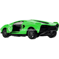 Машина "Lamborghini sian" салатовая, инерционная, металл 10см, двери (открывающиеся двери) от магазина "Карандаш"