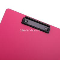 Планшет с зажимом А4 "Rio" полипропилен розовый EF75202 от магазина "Карандаш"