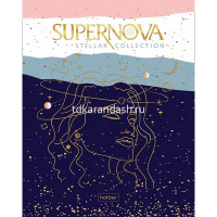 Тетрадь А5 48л клетка "SUPERNOVA" на скобе 3D фольга матовая ламинация 5 дизайнов 067553 от магазина "Карандаш"