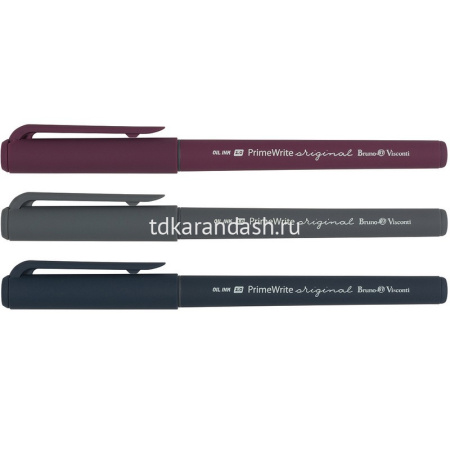 Ручка шариковая "PrimeWrite. Basic. Original" 1,0мм синяя, корпус Soft Touch ассорти 20-0295/05 от магазина "Карандаш"