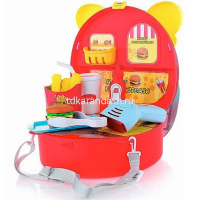 Игровой набор "Магазин продуктов" 19х18см 7 предметов в чемодане, пластик (свет, звук) W8909A от магазина "Карандаш"