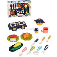 Набор посуды "My Kitchen" 45х7х31см пластик (посуда, еда, плита) JB0209684 от магазина "Карандаш"