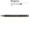 Ручка шариковая "Bergamo" 0,7мм синяя, автомат, черный металлический корпус 20-0244 от магазина "Карандаш"