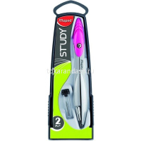 Циркуль "Study" + набор грифелей, металл/пластик, в футляре, ассорти 119450 от магазина "Карандаш"