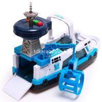 Картинка Парковка "Полицейский катер" 35х12х11см с набором машин, пластик (свет, звук) 2254340/660-S01 от магазина "Карандаш" Парковка "Полицейский катер" 35х12х11см с набором машин, пластик (свет, звук) 2254340/660-S01 от магазина "Карандаш"