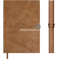 Ежедневник 2026 А5 "Escalada" 352стр., бежевый, искусств.кожа "Тиволи Глосс", на резинке 70276 от магазина "Карандаш"