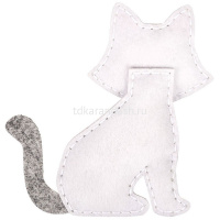 Набор для шитья "Котенок" (мулине, фетр, синтепон, игла, выкройка) KD-0256 от магазина "Карандаш"