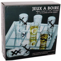 Игра настольная "Крестики-нолики" питейная 15х4х15см 219827 от магазина "Карандаш"