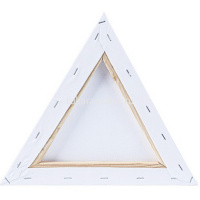 Холст на подрамнике 30х30см треугольный 280г/м2, 100% хлопок, среднее зерно 233212127 от магазина "Карандаш"