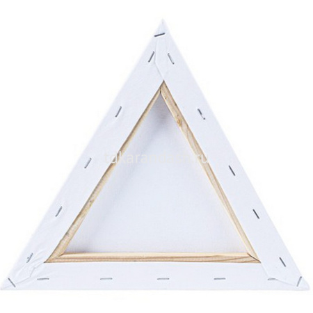 Холст на подрамнике 30х30см треугольный 280г/м2, 100% хлопок, среднее зерно 233212127 от магазина "Карандаш"