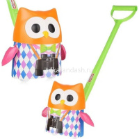Каталка на палочке "Сова" 12,5х12,5х18см пластик (машет крыльями) 01957 от магазина "Карандаш"