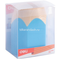 Подставка д/канц.принадлежностей d-8,5х10,5см пластик, голубая E9145 от магазина "Карандаш"