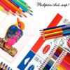 Карандаши 24 цвета "Color Pencils" трехгранные дерево, картон 9402-24 от магазина "Карандаш"