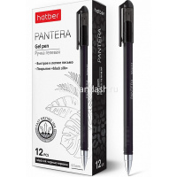 Ручка гелевая "Pantera" 0,5мм черная, трехгранный корпус 060750 от магазина "Карандаш"