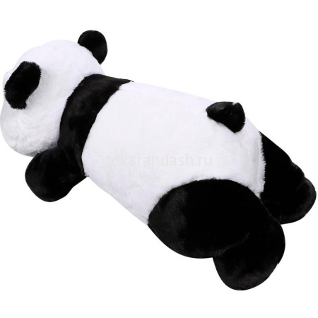 Панда 65см лежачая, с пледом, черно-белая XM24863 от магазина "Карандаш"