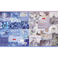 Тетрадь А5 96л клетка "Ассорти" на скобе двойная обложка, 5 дизайнов 96Тд5В1/055332 от магазина "Карандаш"