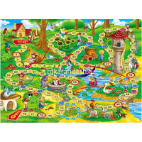 Игра-ходилка настольная "В гостях у сказки" А2 50х70см с кубиком и фишками Ин2_11092/028008 от магазина "Карандаш"