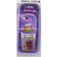 Пенал "Мороженое" 22,5х10х5см прямоугольный, 1 отделение с планкой, пластик, фиолетовый DB23236 от магазина "Карандаш"