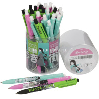 Ручка шариковая "FunClick. Manga Anime. City" 0,7мм синяя, автомат, корпус Soft Touch 3 вида 20-0297 от магазина "Карандаш"