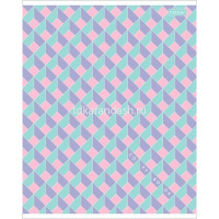 Тетрадь А5 48л клетка "Коктейль цвета" на скобе, 5 дизайнов 48Т5В1/066279 от магазина "Карандаш"