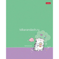 Тетрадь А5 48л клетка "Приключения кота Пирожка" на скобе тиснение 5 дизайнов 068010 от магазина "Карандаш"