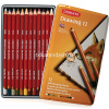 Карандаши 12 цветов "Drawing" круглые дерево, металл 0700671 от магазина "Карандаш"