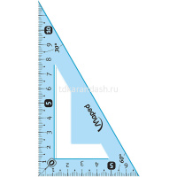 Набор 4 предмета малый (линейка 15см, угольники 12см, транспортир 10см) пластик 244069 от магазина "Карандаш"