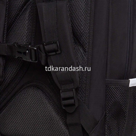 Рюкзак 26х39х19см, 700гр, 2 отделения, 3 кармана, черный/синий "Машина" RB-556-2/1 от магазина "Карандаш"