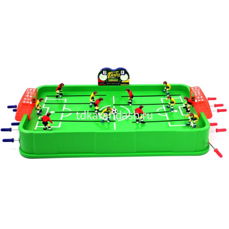 Игра настольная "Футбол" 82х42х18см, пластик (поле, ворота, 2 мяча, 14 фигурок, наклейки) A553-H3001 от магазина "Карандаш"