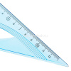 Треугольник 21см прозрачный голубой, градуировка 60 градусов, пластик EH15 от магазина "Карандаш"