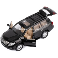 Картинка Машина "Lexus LX570" черная, инерционная, металл 17,5см (свет, звук, откр.двери) JB1251142 от магазина "Карандаш" Машина "Lexus LX570" черная, инерционная, металл 17,5см (свет, звук, откр.двери) JB1251142 от магазина "Карандаш"