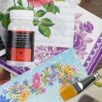 Клей-лак декупажный для ткани 100мл 1201309 от магазина "Карандаш"