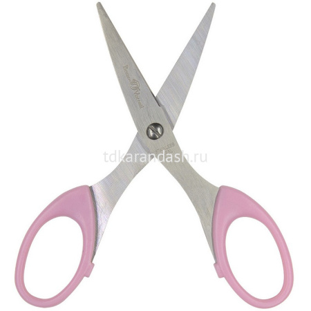 Ножницы 14см "Slimcut. Zefir" сталь, особопрочные ручки пластик 60-0017 от магазина "Карандаш"