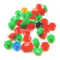 Мозаика "Рыбка" шестигранная 1,4см, 113 элементов 19,5х22,5см, пластик 02193 от магазина "Карандаш"