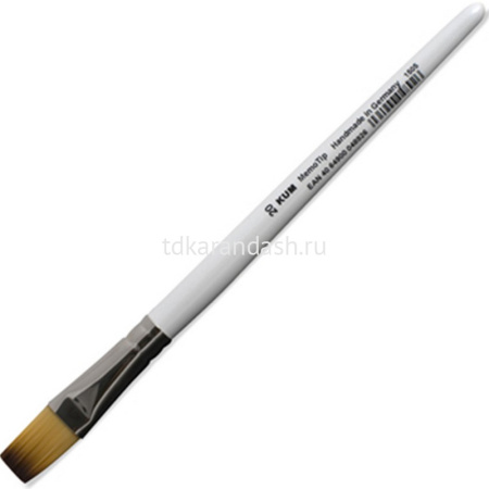 Кисть синтетика плоская №20 короткая ручка(511.57.11) K-MBF 20