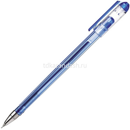 Ручка шариковая "Solo" 0,7мм синяя, трехгранный корпус, чернила soft ink 058613