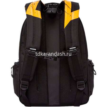 Рюкзак 32х42х22см, 1100гр, 2 отделения, 4 кармана, черный/темно-желтый RU-423-14/10 от магазина "Карандаш"