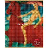 Тетрадь А5 96л клетка "Пиксель АРТ" на скобе 5 дизайнов 080256 от магазина "Карандаш"