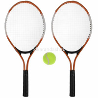 Ракетки для бадминтона 53см с мячом, 4 цвета, пластик, в чехле PZ2218 от магазина "Карандаш"