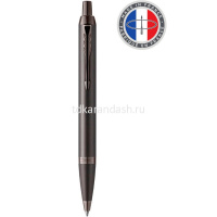 Ручка РШ "Parker IM Monochrome K328 Bronze PVD" M синяя в подарочной коробке CW2172961 от магазина "Карандаш"